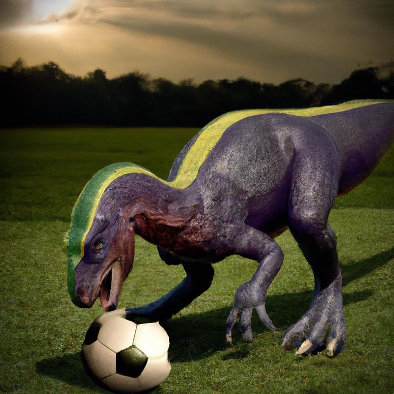 Alternativní historie: Co by se stalo, kdyby se dinosauři naučili hrát fotbal? - foto 1