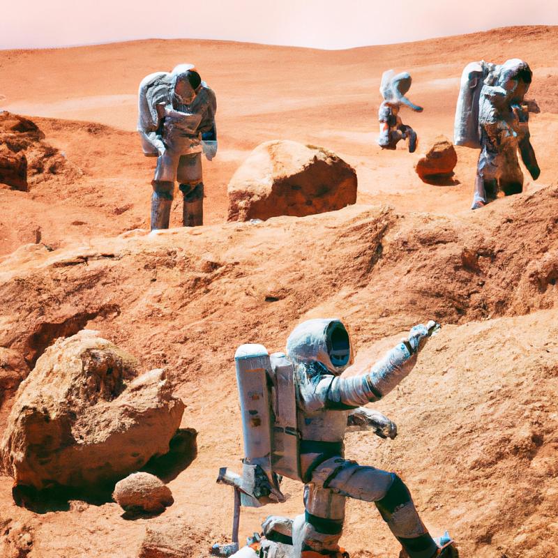 Astronauti na Marsu bojují proti nepřátelskému invaznímu vojsku. - foto 1