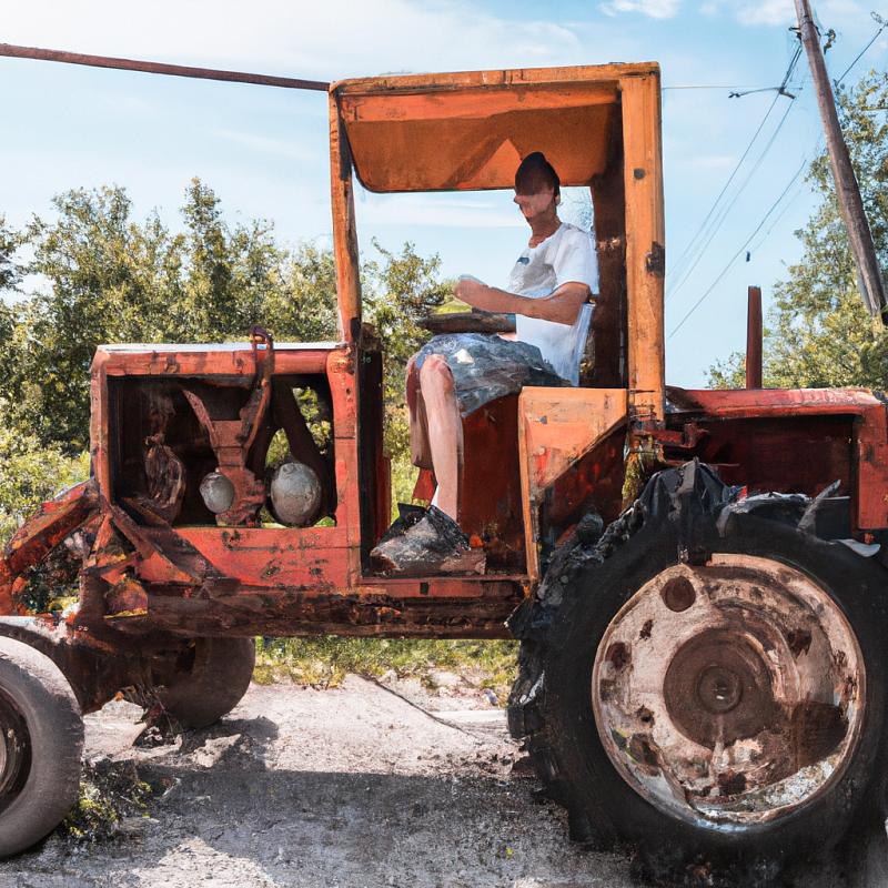 Bláznivá dobrodružství: Muž se vydal na cestu kolem světa na traktoru. - foto 1
