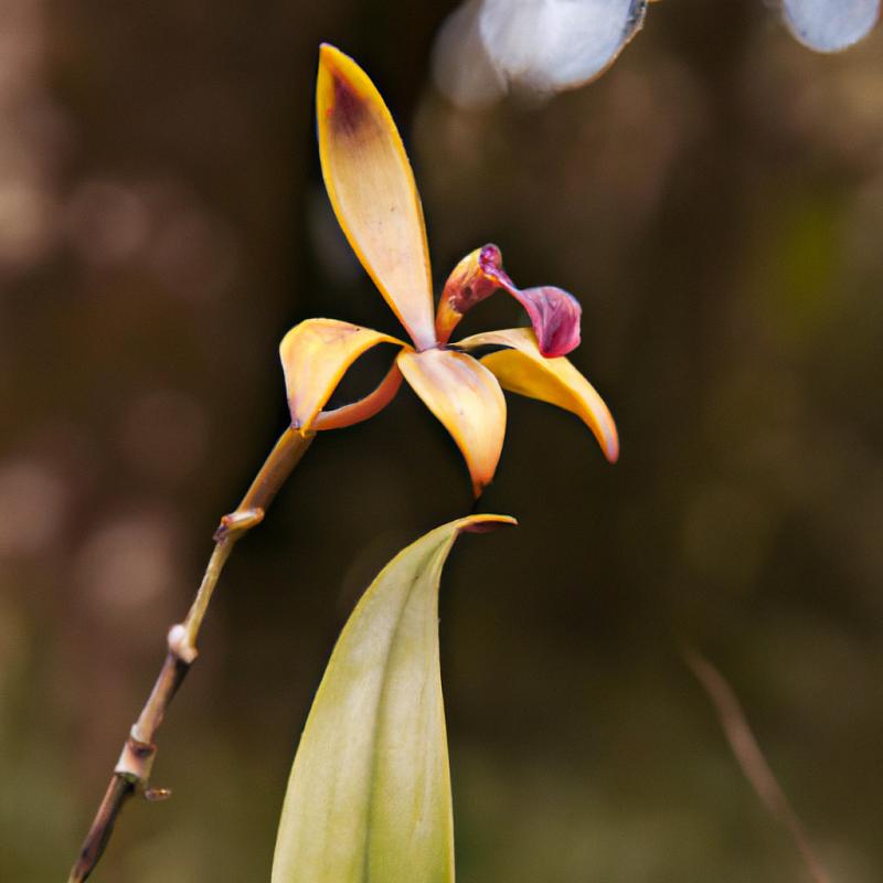 Divoké orchideje vyrostly poblíž mýtického jezera v Guatemalském pralese. - foto 1
