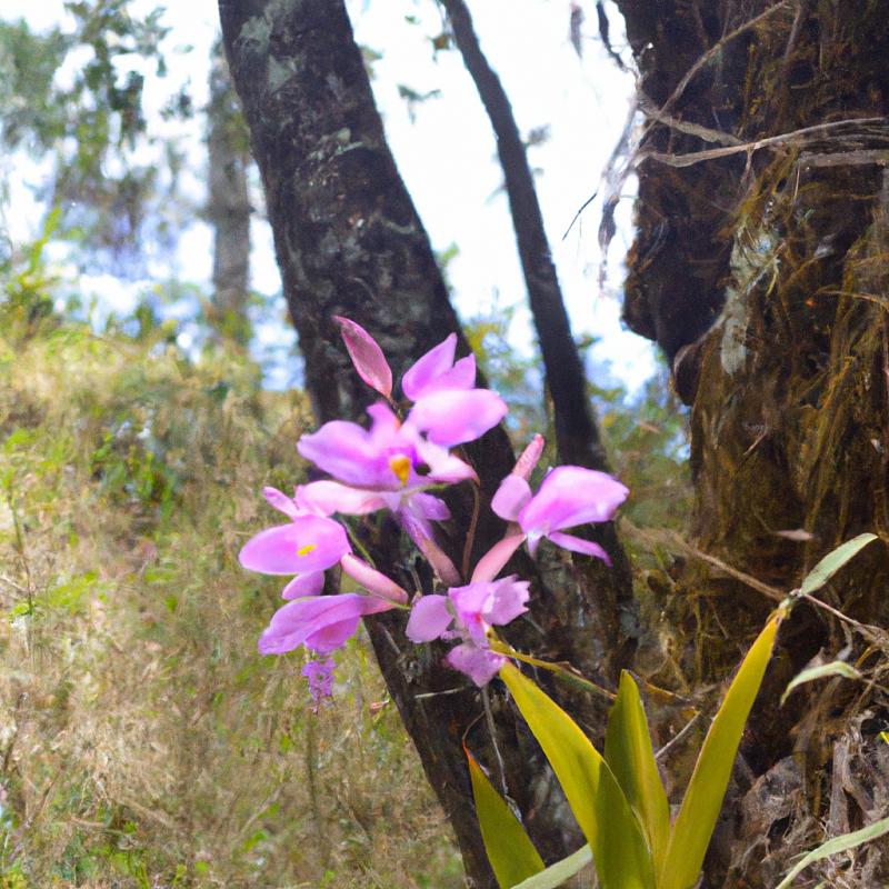 Divoké orchideje vyrostly poblíž mýtického jezera v Guatemalském pralese. - foto 3
