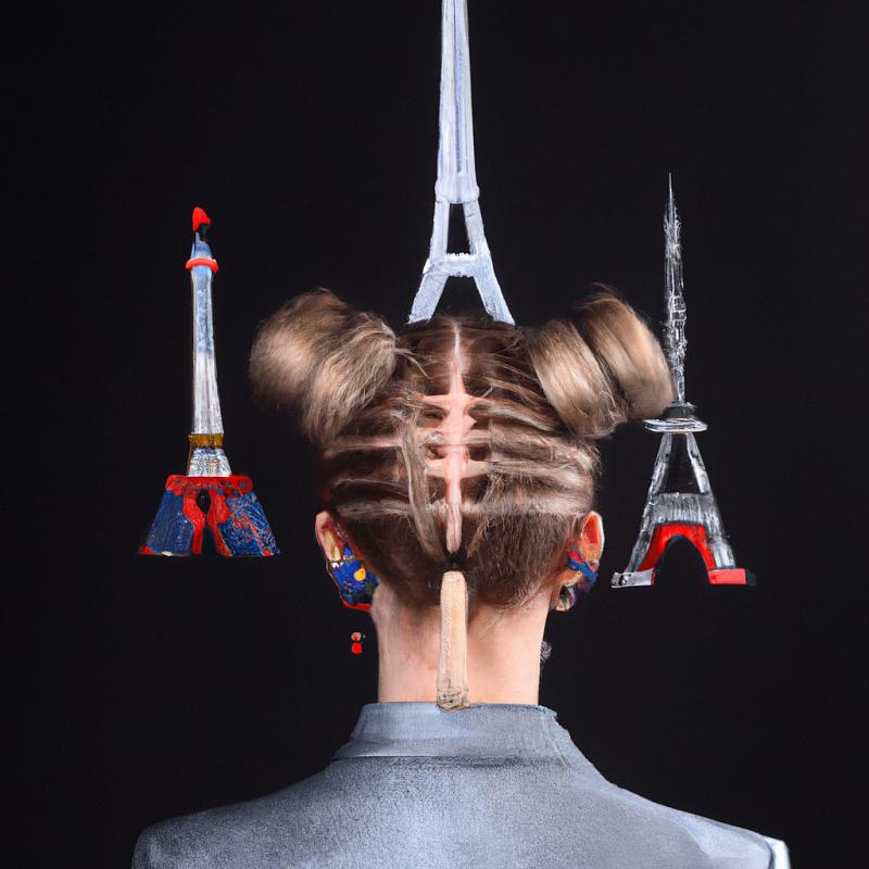 Extrémní kadeřnické umění: Účesy ve tvaru Eiffelovy věže a vesmírných lodí. - foto 1
