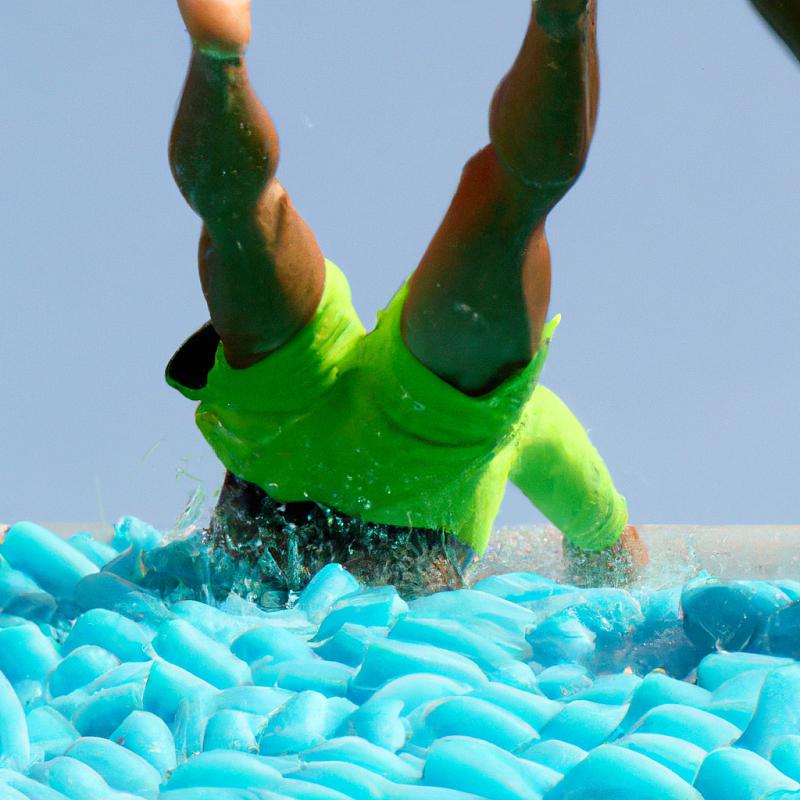 Extrémní sport: Skákání do bazénu plného želé! Je to možné? - foto 3