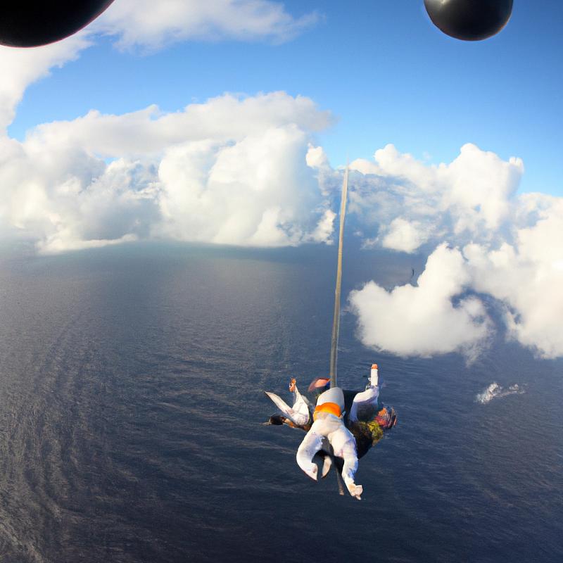 Extrémní sport: Skákání padákem z vesmírné stanice na rozbouřené mořeplavbě. - foto 2