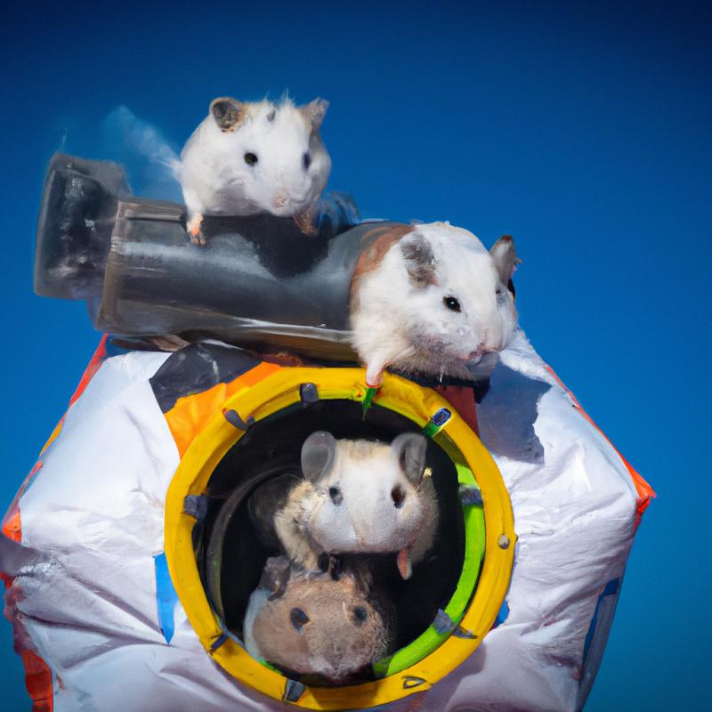 Extrémní sport: Skupina odvážlivců se rozhodla vyslat své křečky na skok z vesmírného modulu. - foto 2