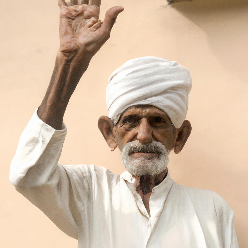 Indický duchovní žije přes 10 let s jednou rukou zvednutou nad hlavou, hodlá to vydržet až do smrti - foto 1