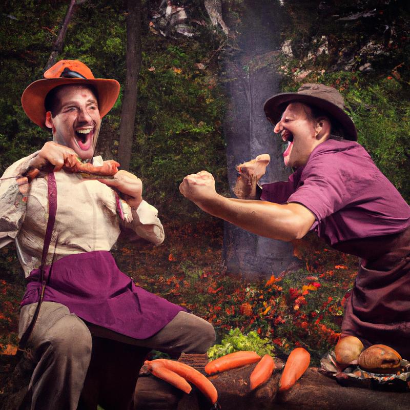 Kanibalové v akci: Kuchaři v lese ukazují, jak se to dělá! - foto 2