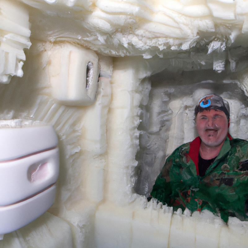 Ledový zázrak: Muž z Kanady objevil tajemný ledový palác v jeho vlastním mrazáku. - foto 1