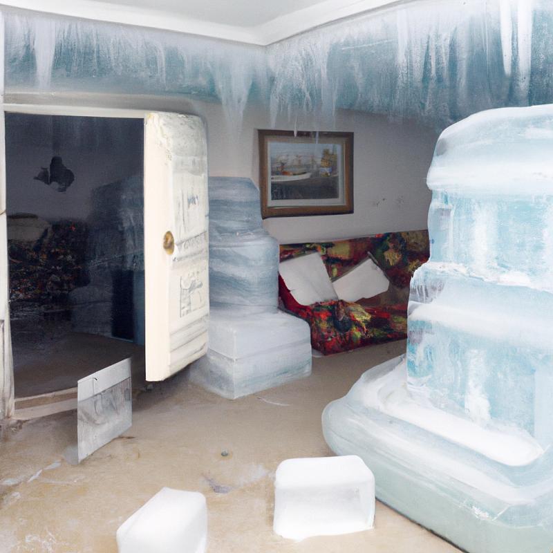 Ledový zázrak: Muž z Kanady objevil tajemný ledový palác v jeho vlastním mrazáku. - foto 3