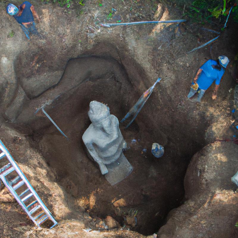 Lovci objevili tajemnou sochu na dně bahna v Hondurasu. - foto 2
