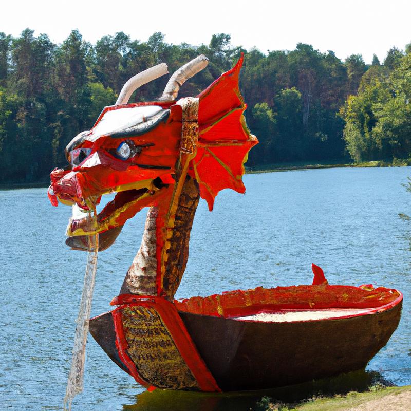 Mýtická bytost s tajemnou mocí: Na březích jezer se objevil dračí člun. - foto 1