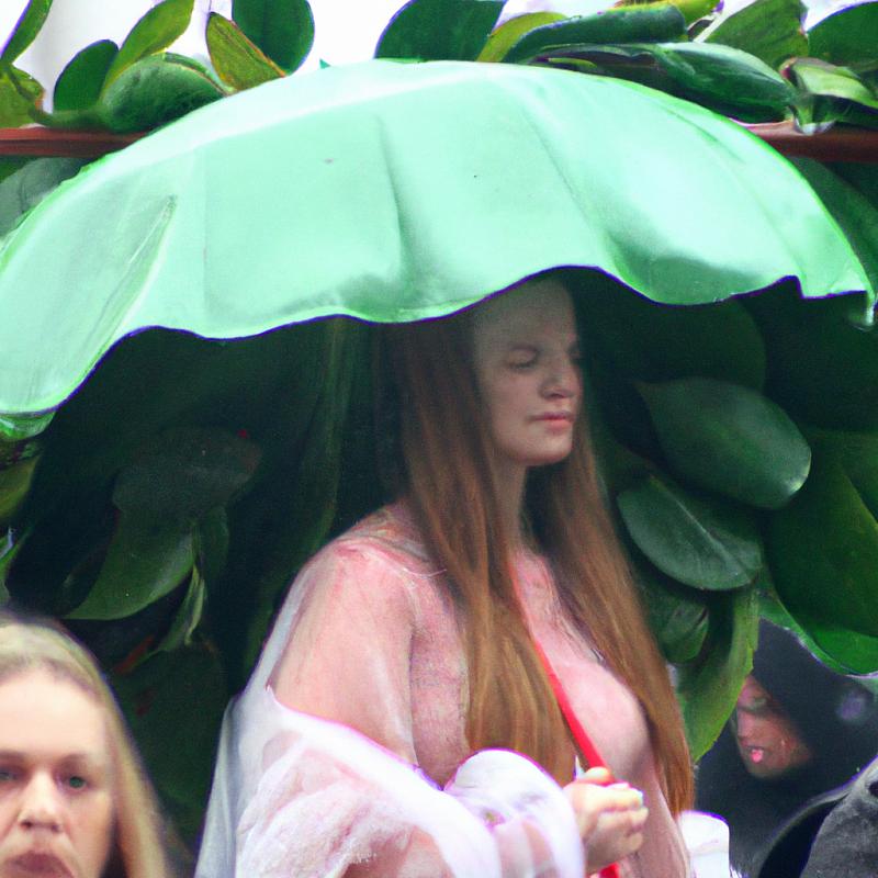 Nejnovější módní trend: Nosíte na hlavě deštník? To je out! Teď se nosí živé rostliny na hlavě. - foto 3