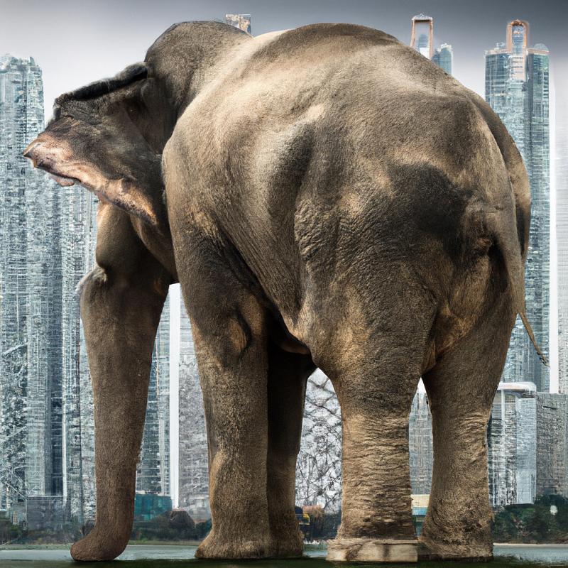 Největší slon na světě: Překonává výškou i nejvyšší mrakodrapy. - foto 1