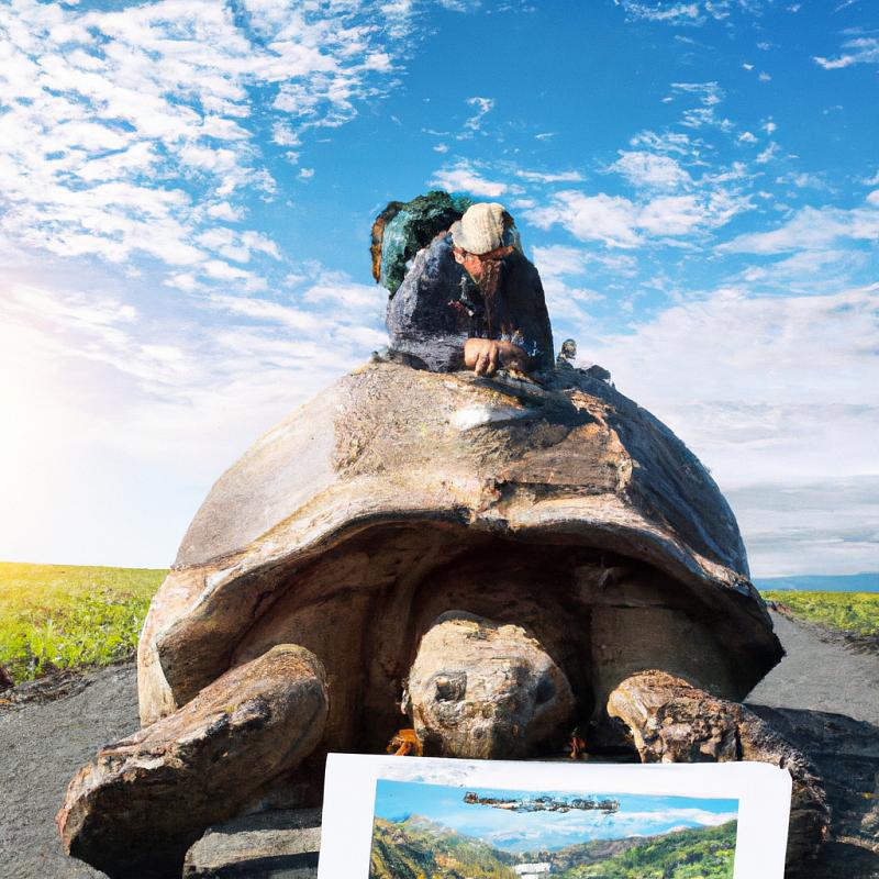 Neobyčejné dobrodružství: Muž cestuje po celém světě na zádech obřího želvy. - foto 2
