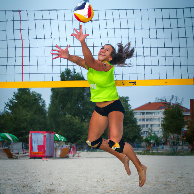 Nevídaný talent: Žena dokáže vykouzlit ze vzduchu plážový volejbalový tým. - foto 1