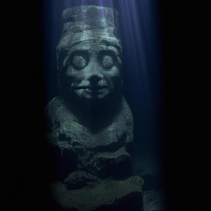 Neznámá socha byla objevena v neprobádaných hlubinách Atlantského oceánu. - foto 1