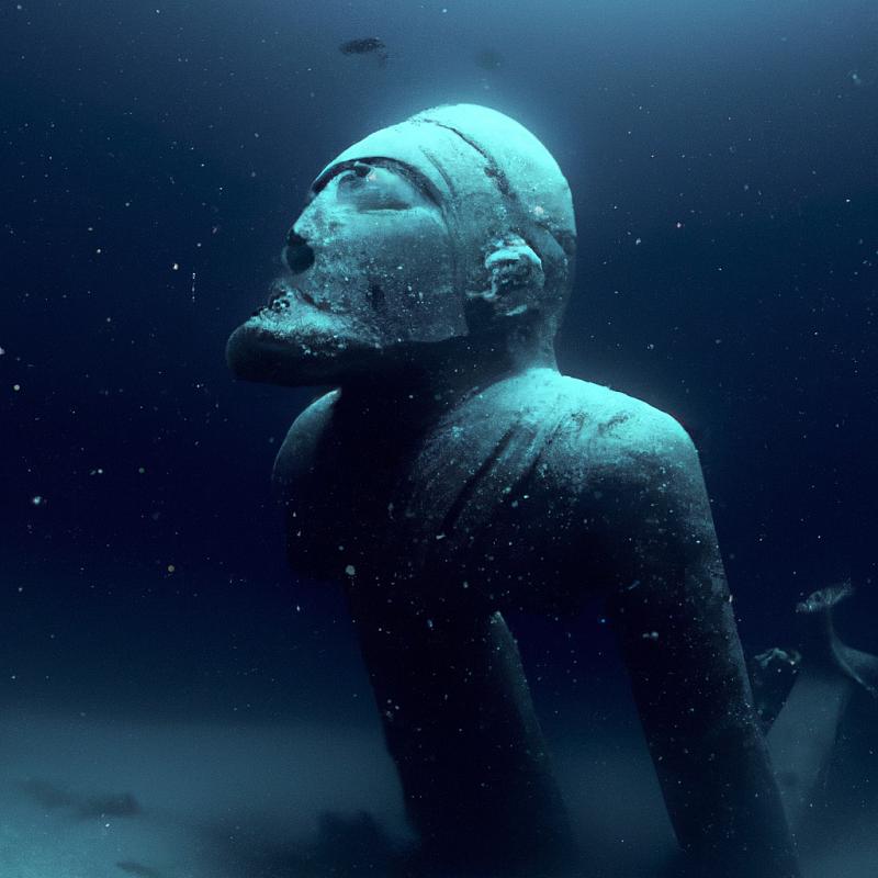 Neznámá socha byla objevena v neprobádaných hlubinách Atlantského oceánu. - foto 3