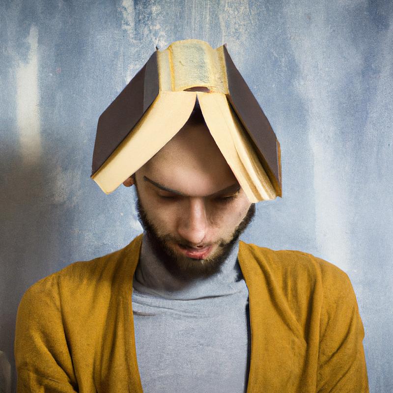 Nový trend: Lidé začali nosit knihy jako klobouky, aby stimulovali svou intelektuální stránku. - foto 1