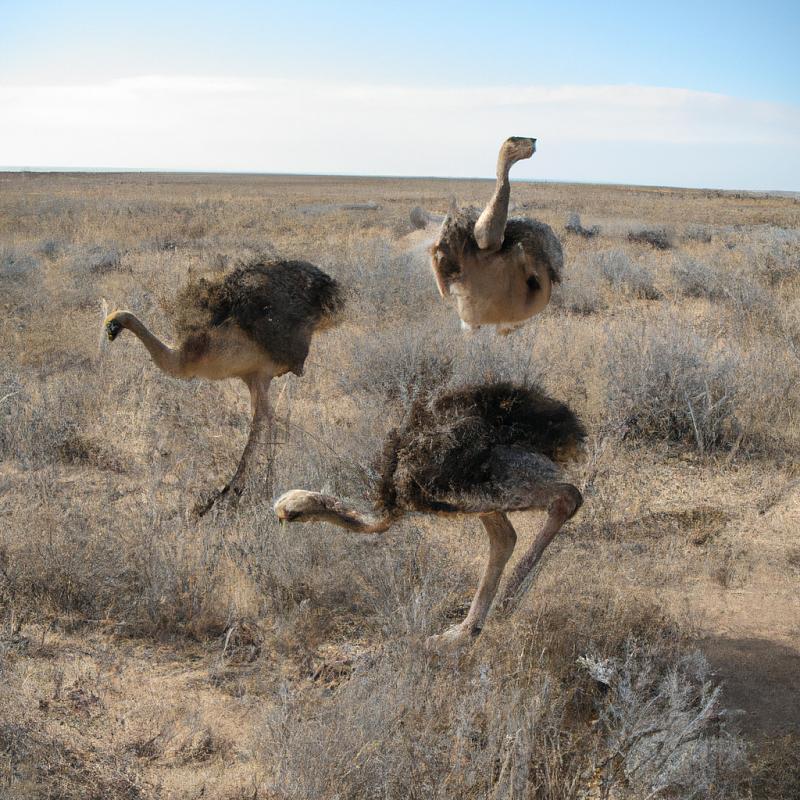 Objev mutantních pštrosů na samotě uprostřed pouště. - foto 1