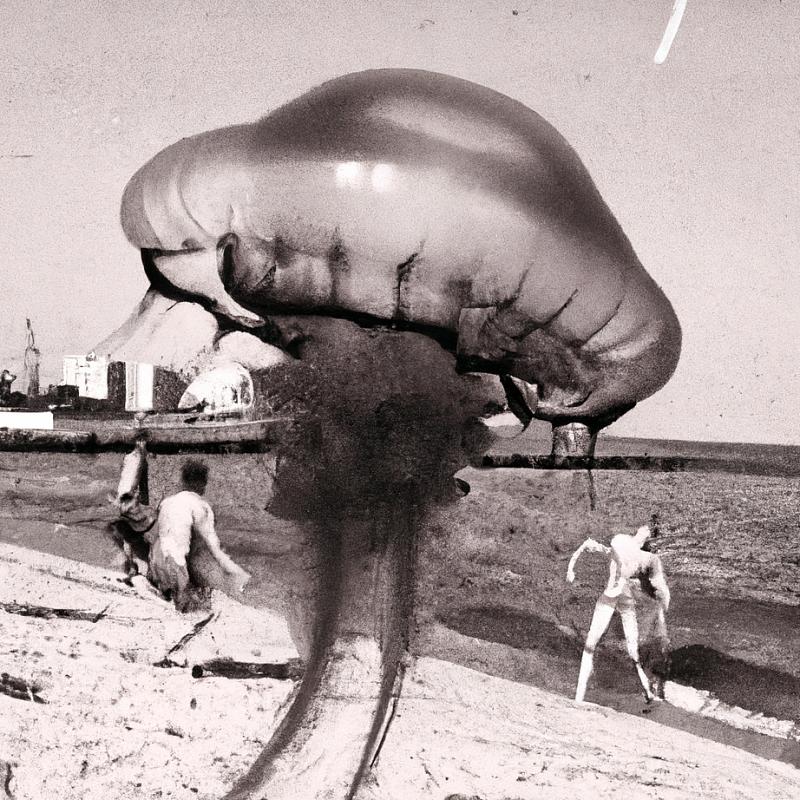 Odtajněná historie: V roce 1927 na pláži a Los Angeles přistála obrovská medúza a začala požírat plavce! - foto 2
