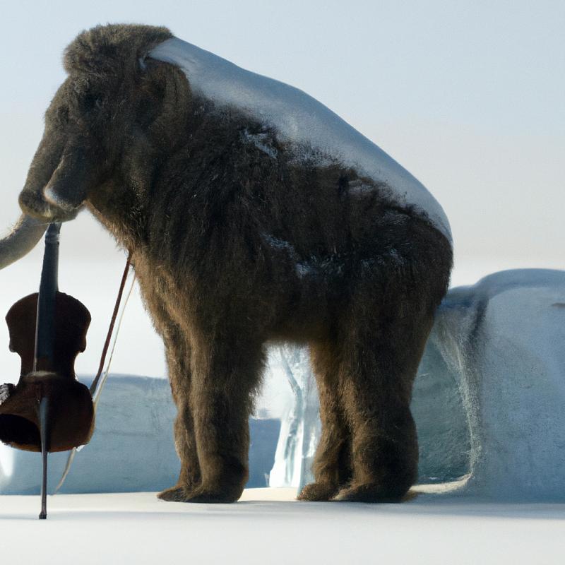 Překvapivý objev: V Antarktidě byl nalezen zmrzlý mamut s houslemi. - foto 2