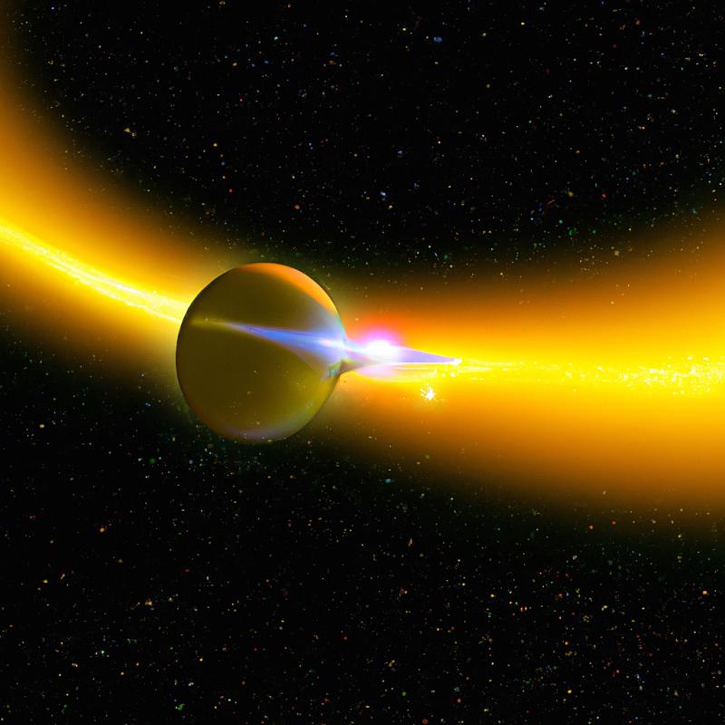 Radiační srpeček: kolize dvou neutronových hvězd má doposud neznámé následky. - foto 1