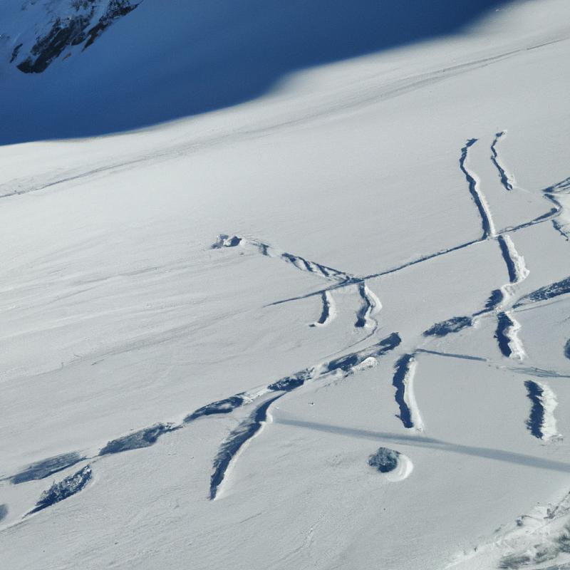 Stopy po neznámém tvorovi ve švýcarských Alpách, zavalila lavina - foto 1