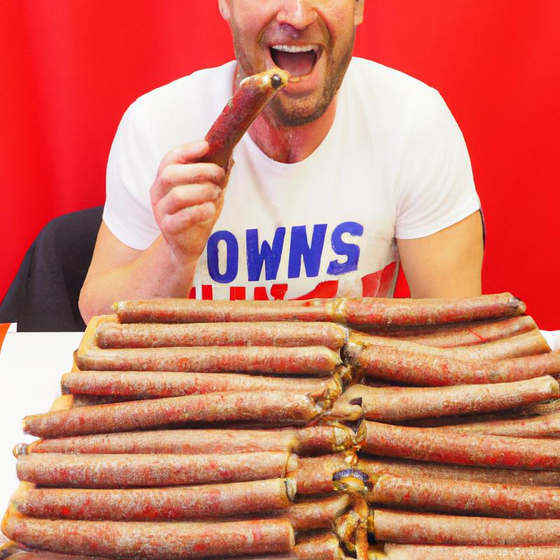 Světový rekord: Muž snědl 1000 párků za 10 minut, bez jediného žvýkačky - foto 3