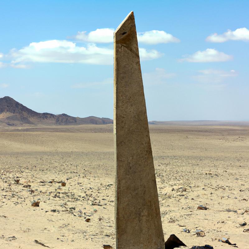 Tajemný obelisk objevený v poušti: co to představuje? - foto 1