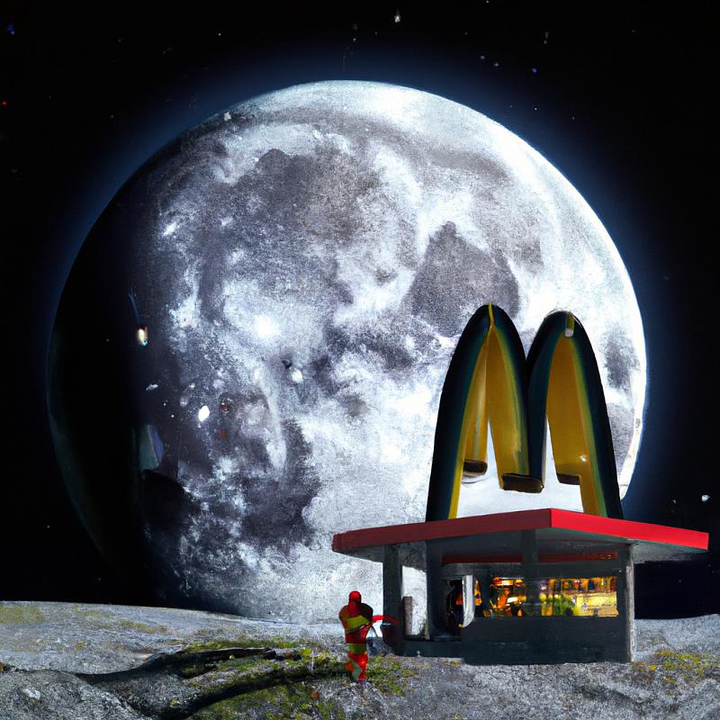 Téma z jiného světa: Měsíčané přistáli na Zemi a otevřeli pobočku McDonald's. - foto 1