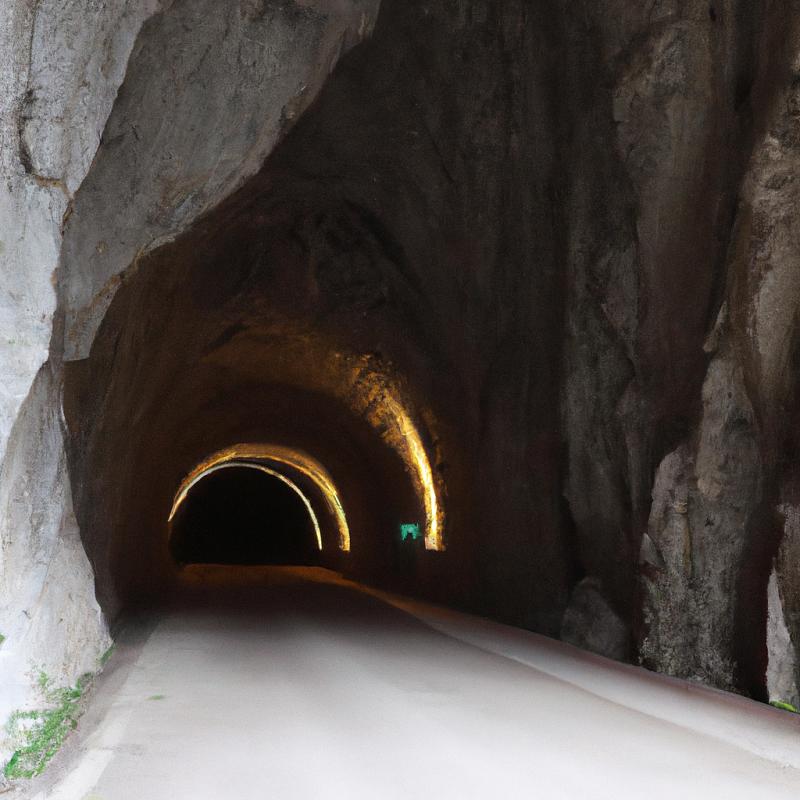 Tunel vytesaný horami, starý přes 2000 let. - foto 1