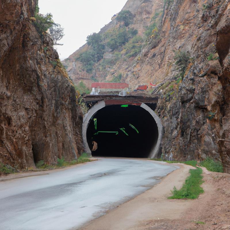 Tunel vytesaný horami, starý přes 2000 let. - foto 2