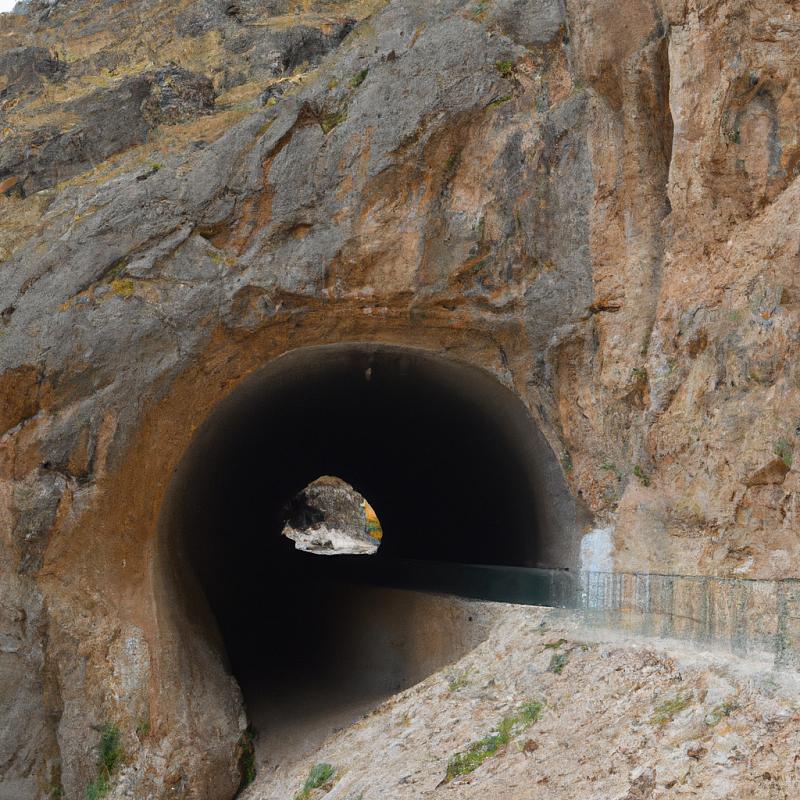 Tunel vytesaný horami, starý přes 2000 let. - foto 3