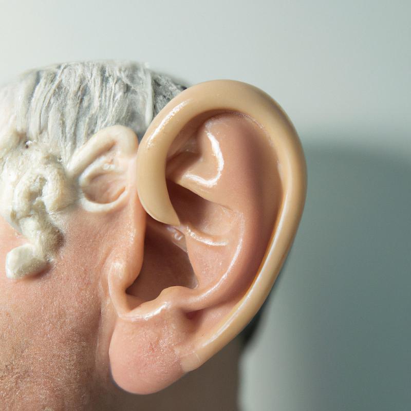 Uměle vytvořené ucho, co díky implantaci napodobuje lidské vnímání. - foto 1