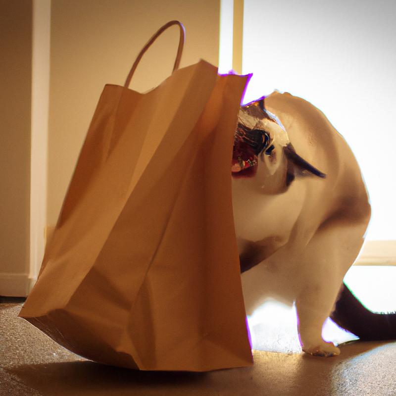 Věčný zápas: Kočky vs. papírové tašky - foto 3