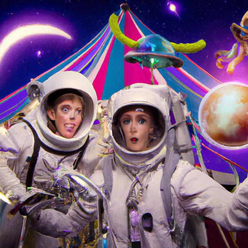 Vesmírný karneval: Astronauti objevili vesmírný cirkus plný zábavných mimozemských bytostí. - foto 1