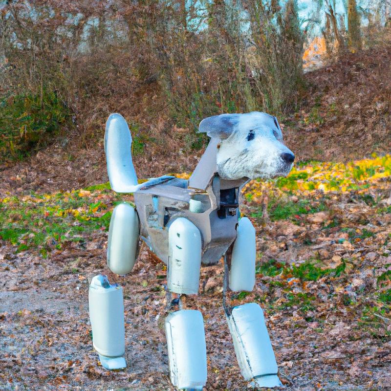 Vynálezce vytvořil robotického psa, který potřebuje být venčen jen jednou za měsíc. - foto 1