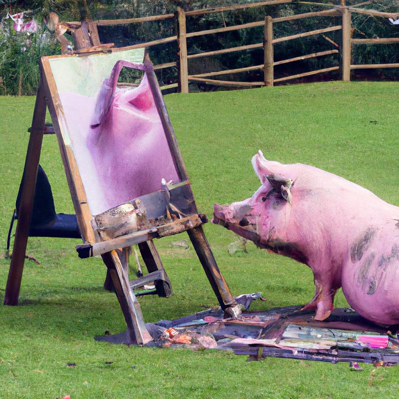 Výzkumníci zjistili, že prasata dokáží rozpoznat umění a některá jsou dokonce schopna malovat. - foto 2
