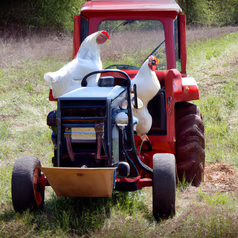 Záhada na farmě: Kury převzaly kontrolu nad traktorem a vyjeli na polní jízdu. - foto 3