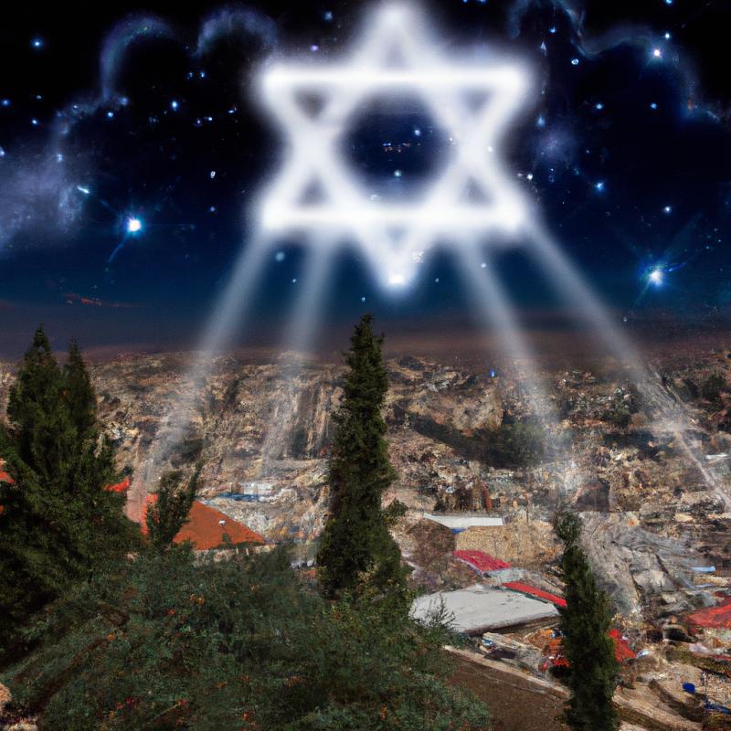 Záhadná hvězda po vánocích objevila nad Izraelem - svatou zemí - foto 1