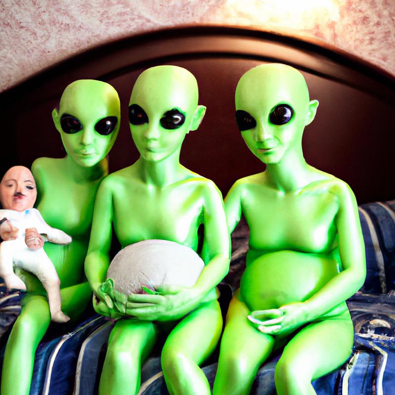 Zamilovala se do mimozemšťana: Příběh ženy, která porodila zelené dvojčata - foto 1