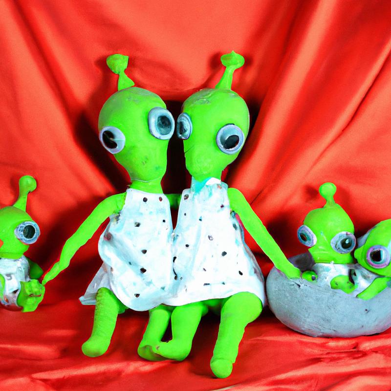 Zamilovala se do mimozemšťana: Příběh ženy, která porodila zelené dvojčata - foto 2
