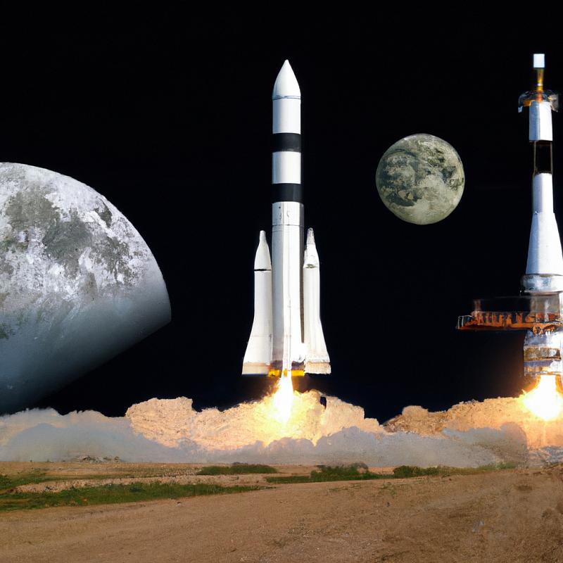 Závod na Měsíci: První závod mezi raketami a vesmírnými loděmi se koná na Měsíci. - foto 1
