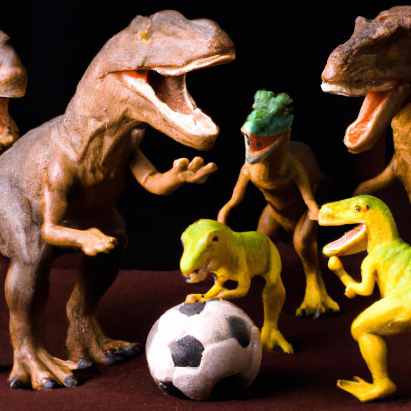 Záznamy z kamenné doby odhalují, že dinosauři měli vlastní fotbalový tým. - foto 1