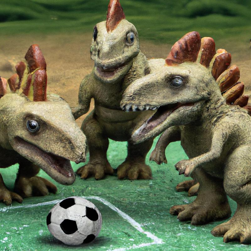 Záznamy z kamenné doby odhalují, že dinosauři měli vlastní fotbalový tým. - foto 2