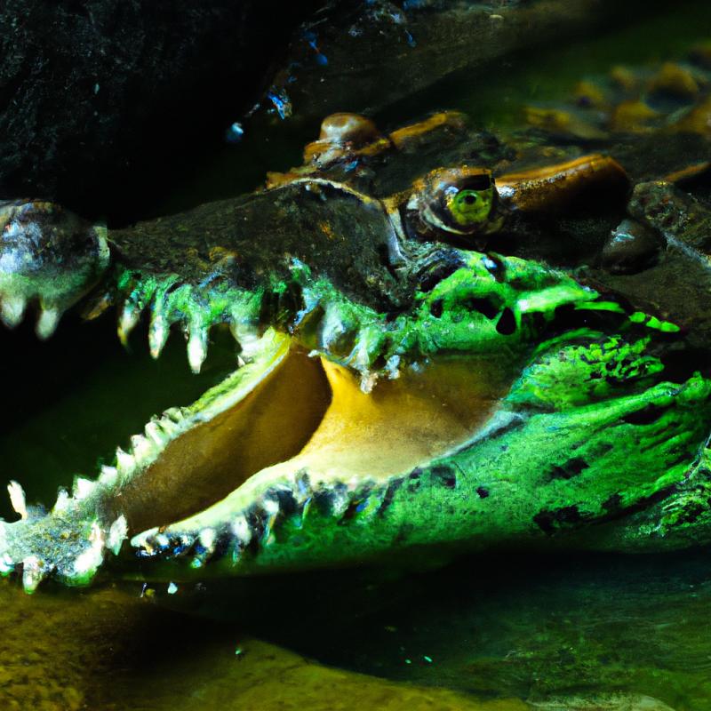 Zelený krokodýl: Co se skrývá za jeho neobvyklou barvou? - foto 1