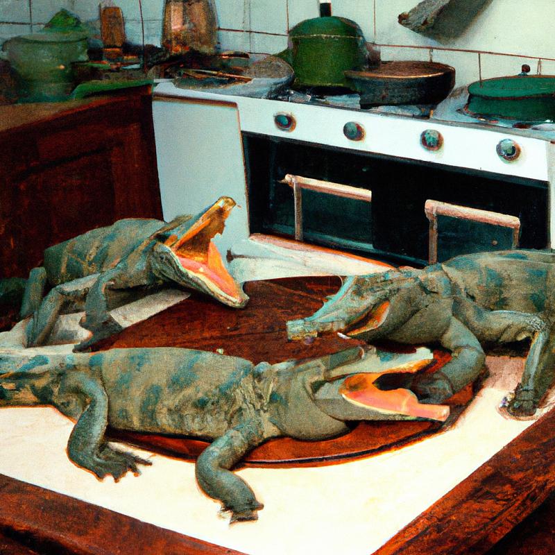 Zoufalý boj o největšího krokodýla na světě: bojovníci se utkají v kuchyni. - foto 1