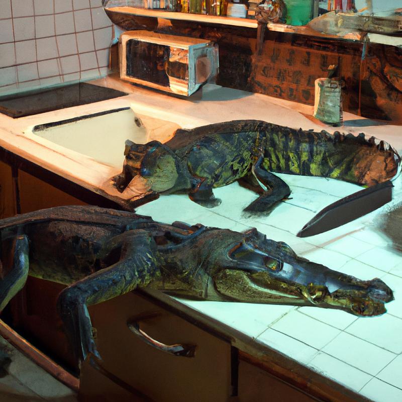Zoufalý boj o největšího krokodýla na světě: bojovníci se utkají v kuchyni. - foto 2