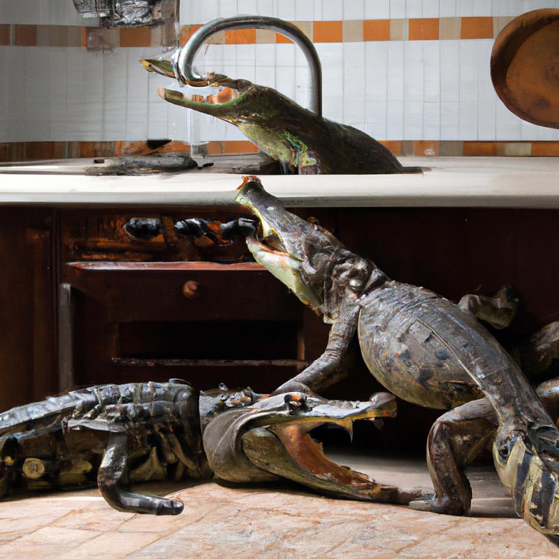 Zoufalý boj o největšího krokodýla na světě: bojovníci se utkají v kuchyni. - foto 3
