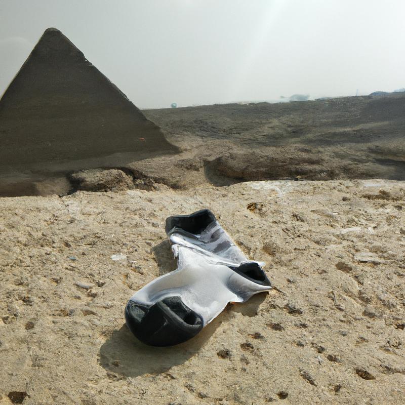 Ztracená ponožka našla své místo mezi velkými pyramidami v Egyptě - foto 3